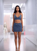 Luxury Streetwear Diamante Bralette